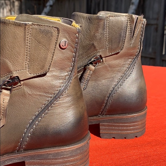 Jafa 402 Zipper Ankle Boot Cactus Size 38 NWOB - Picture 7 of 10